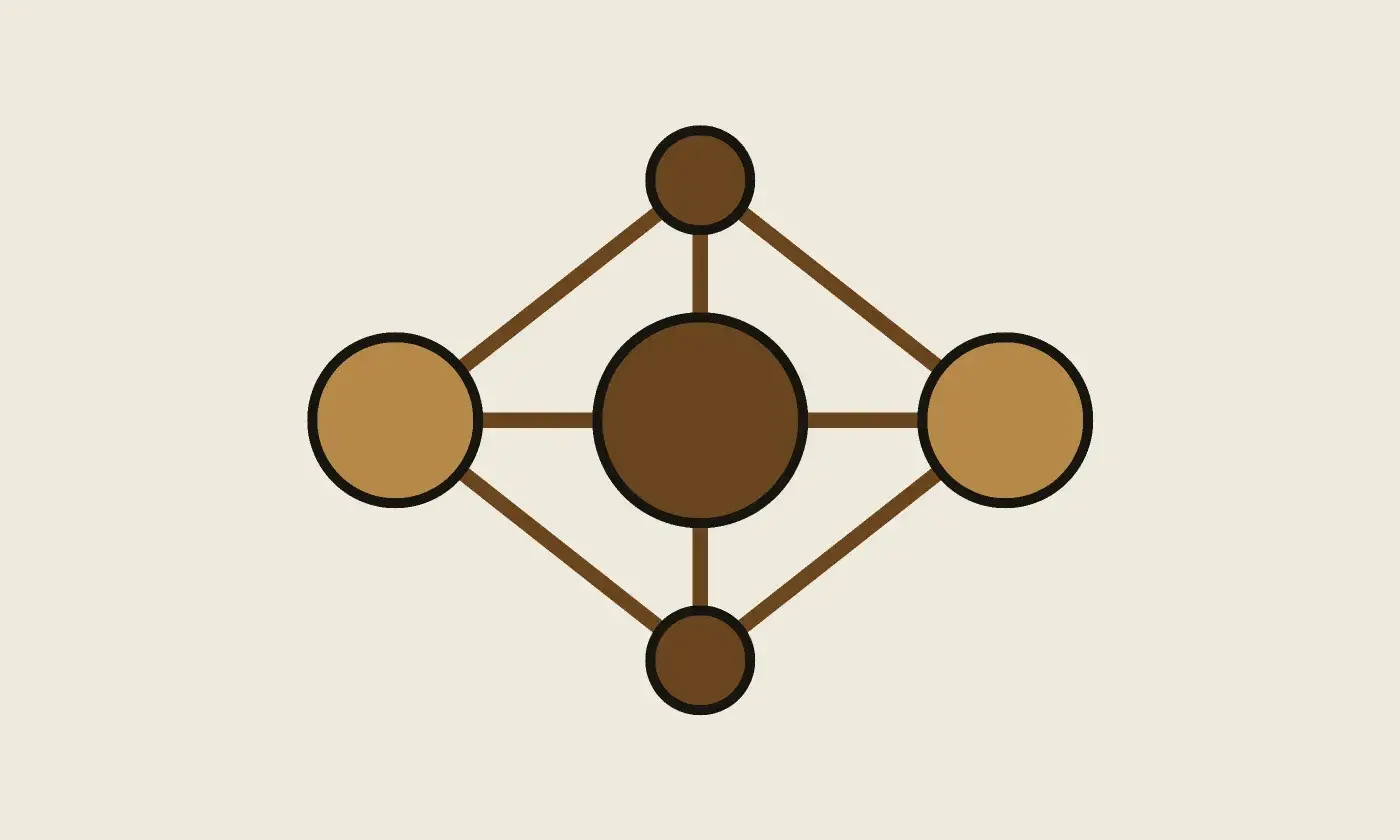 Esquema del punto compartido en el círculo de pareja