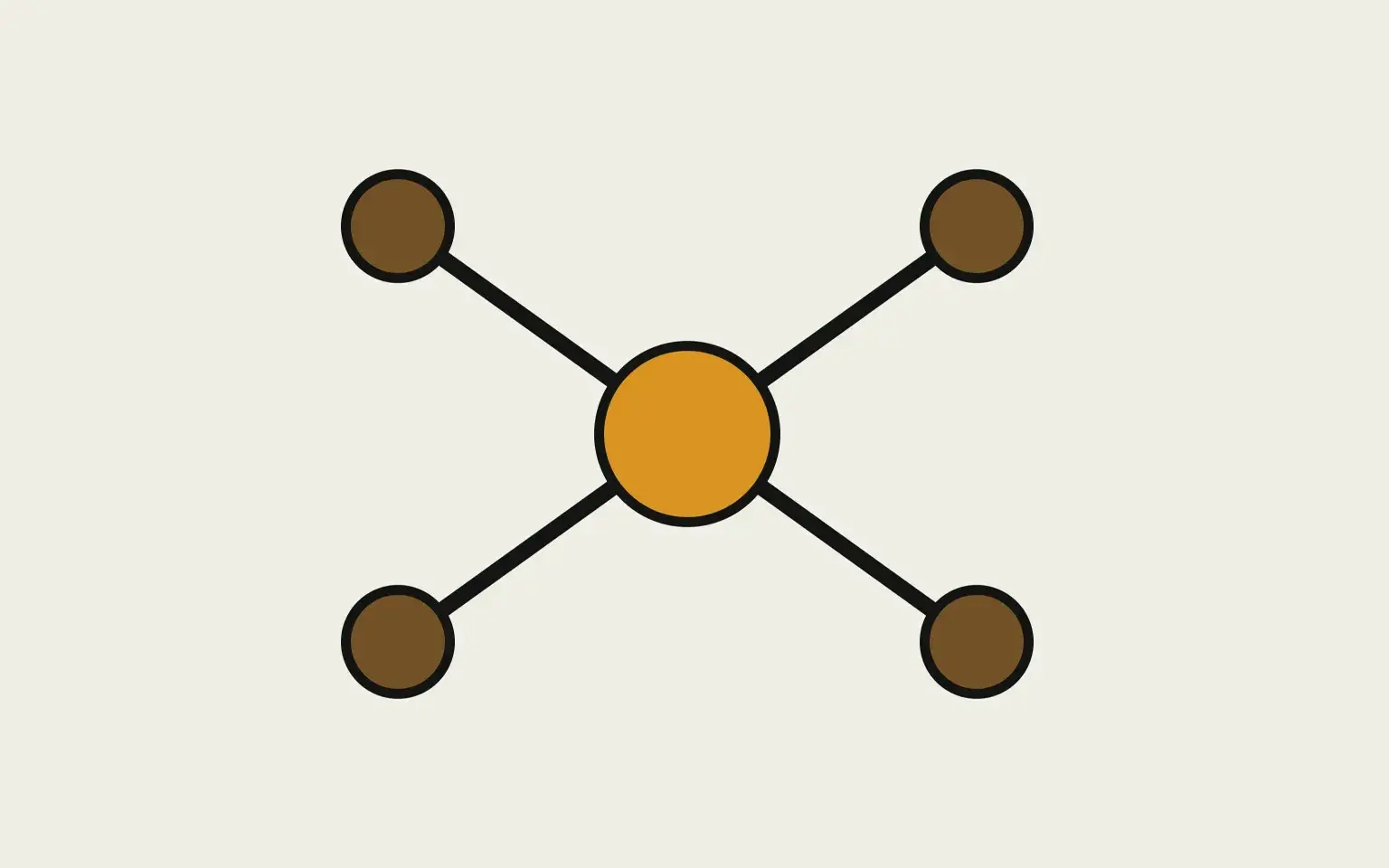Diagram: base points converge at the Matrix centre
